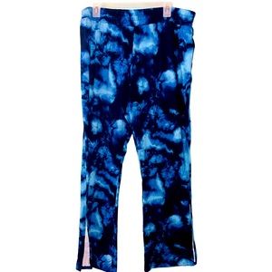 Cozy NWT Sz X-Large blue tye dye lounge / pajama pants, buttery soft